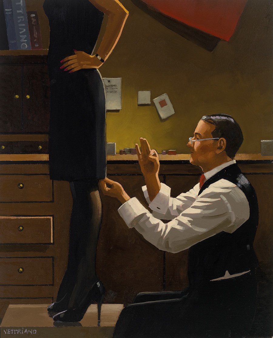 The Devoted Dressmaker by Jack Vettriano