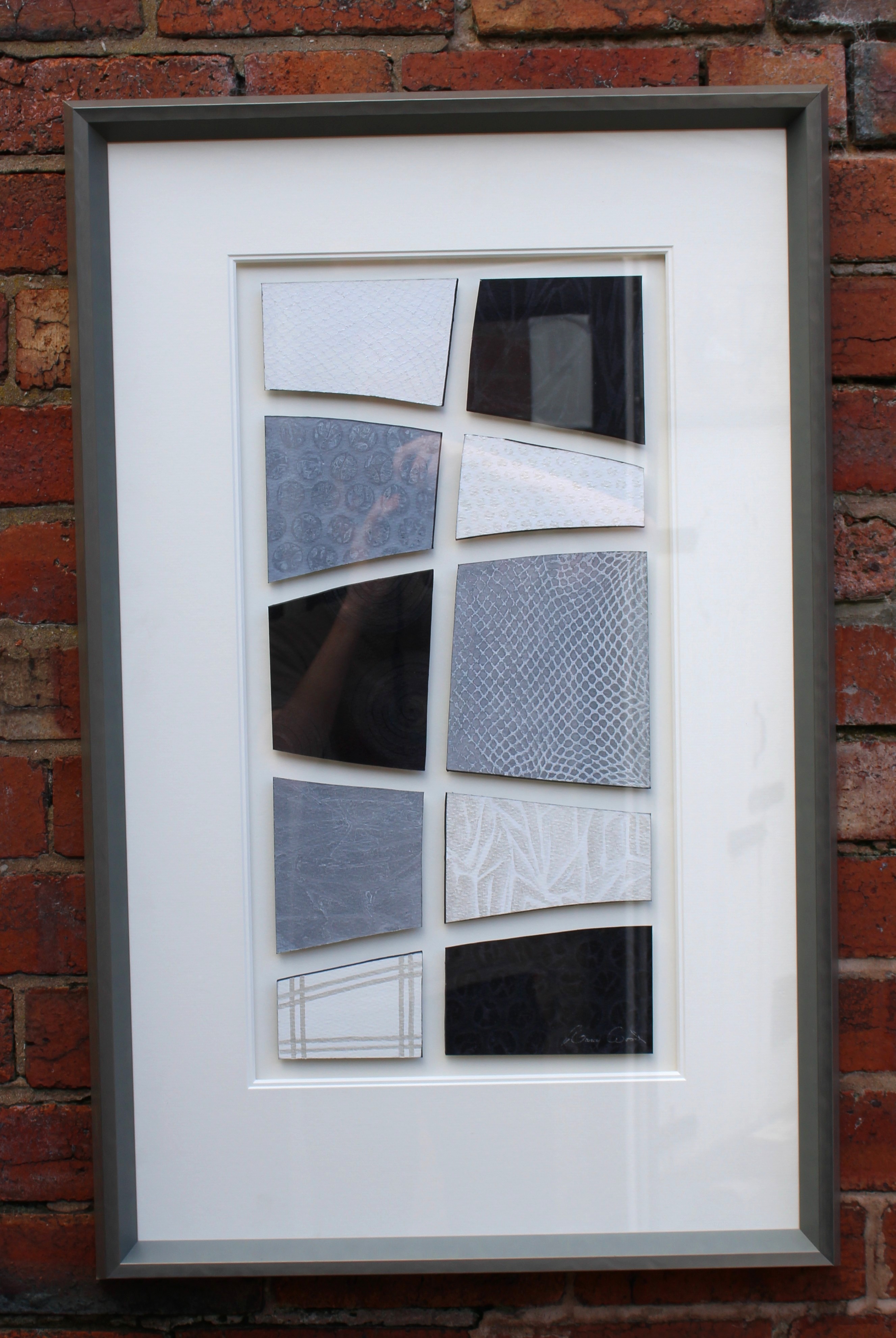 Abstract mixed media by Nancy Wood