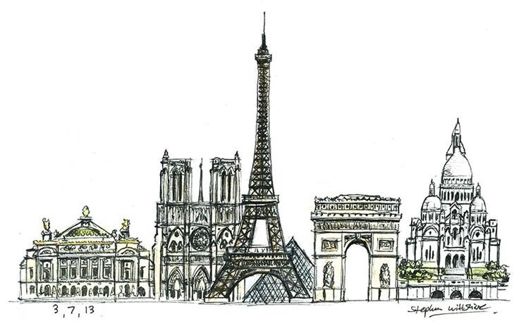 Paris 3.7.13 by Stephen Wiltshire