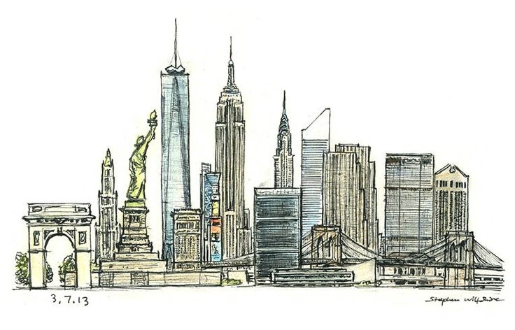 New York montage 3.7.13 by Stephen Wiltshire