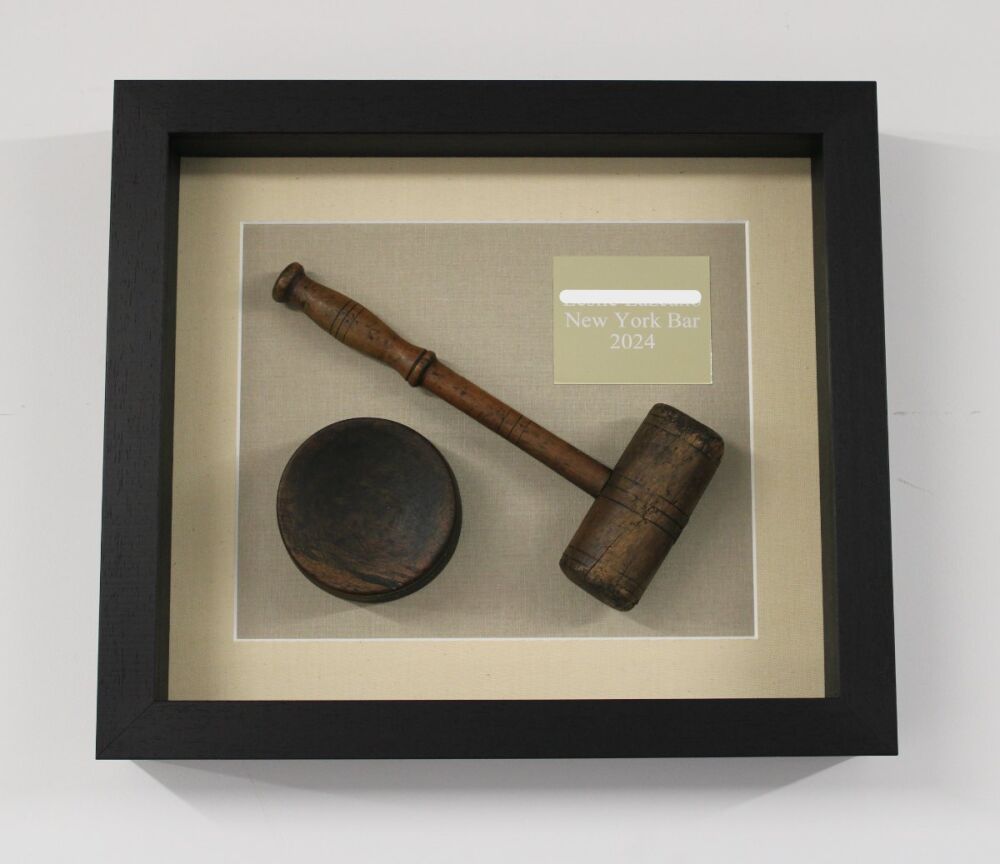 Judge's Gavel and Block