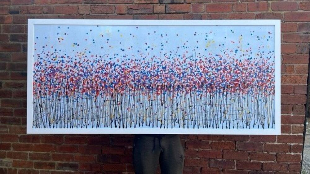 Acrylic Painting on Large Canvas