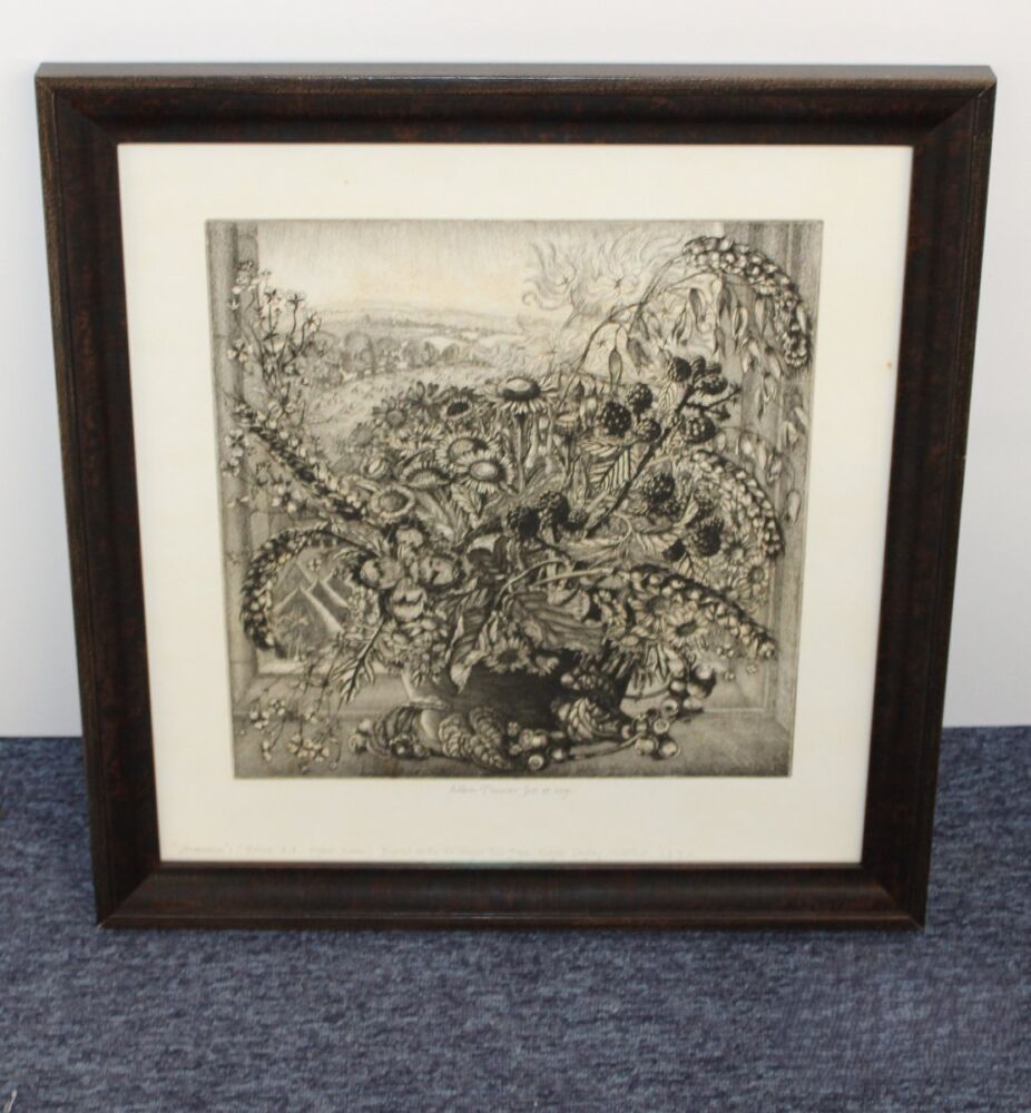 Antique Etching by Robin Tanner