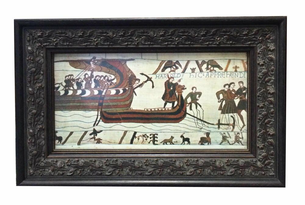 Print of Bayeux Tapestry Scene