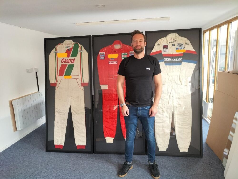 Three Vintage Auto Racing Suits