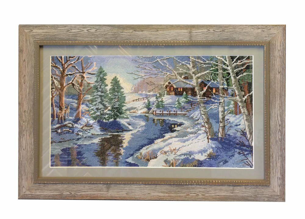 Cross Stitch of Landscape