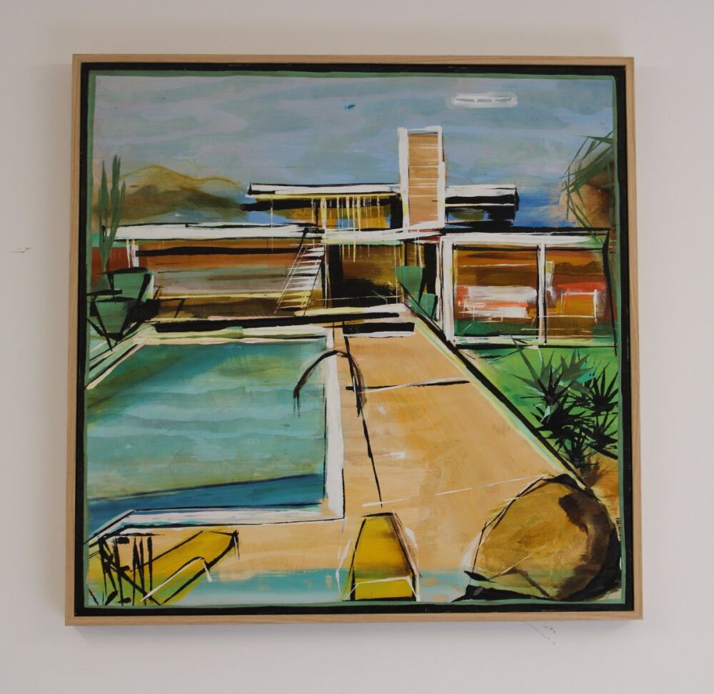 Painting on Board by Brian Bent