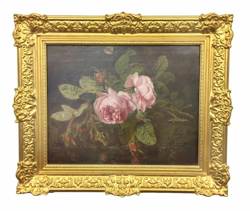 Genuine Gold Leaf Frame for Antique Oil Painting