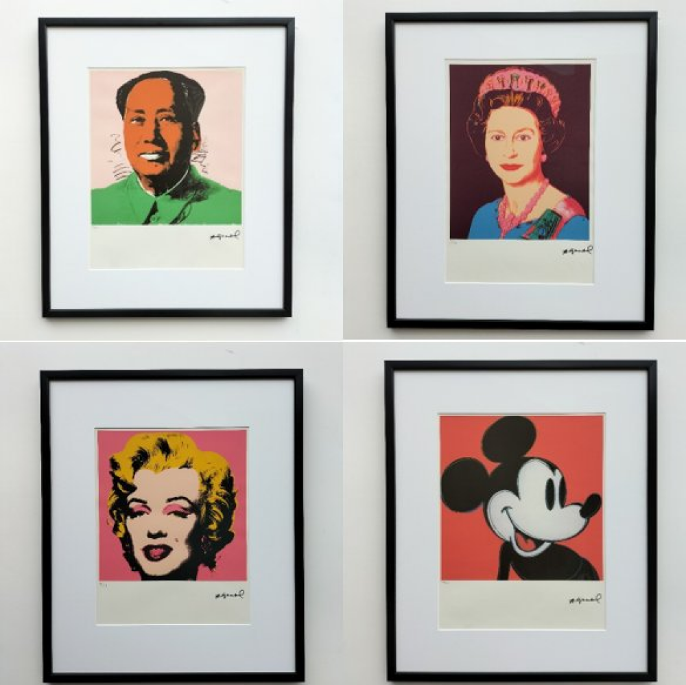 Set of Four Limited Edition Prints by Andy Warhol