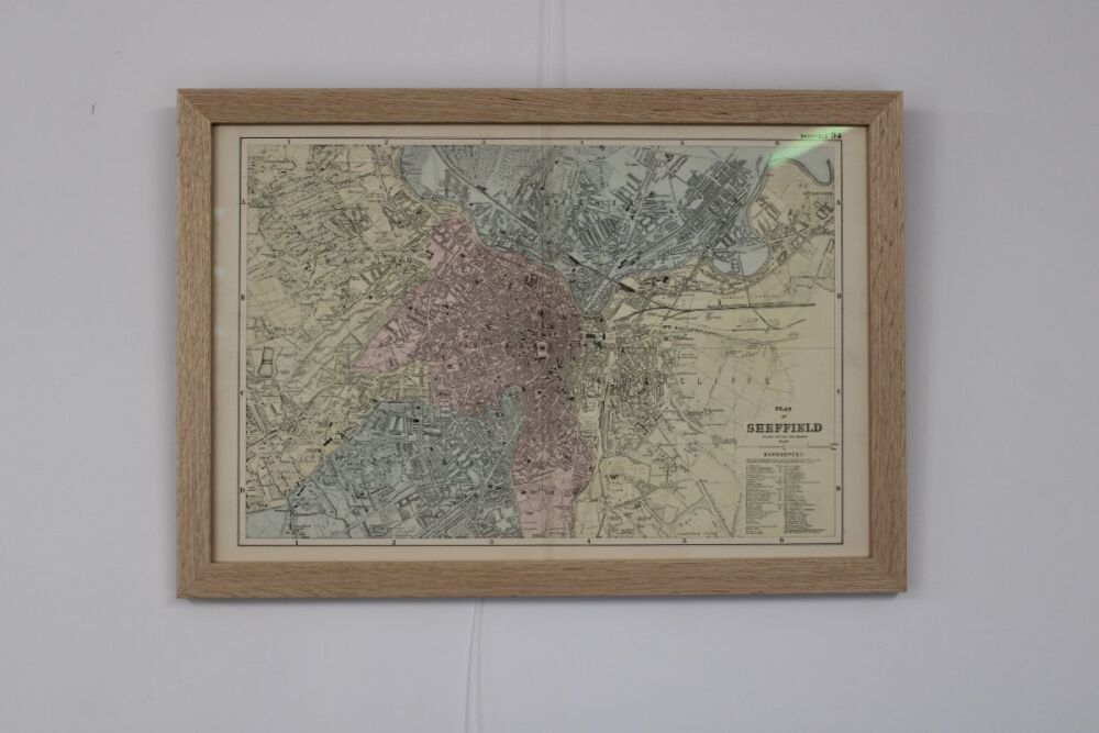 Map of Sheffield