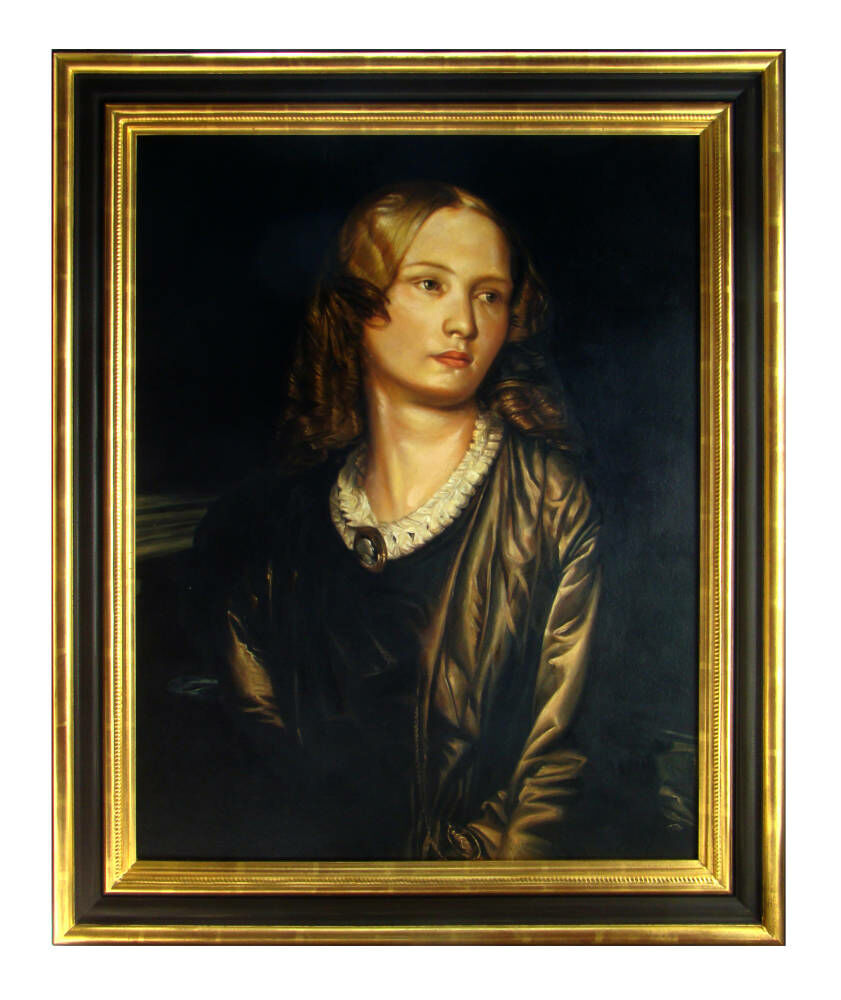Moorland frame barton galleries large oil painting stretched female portrait framed