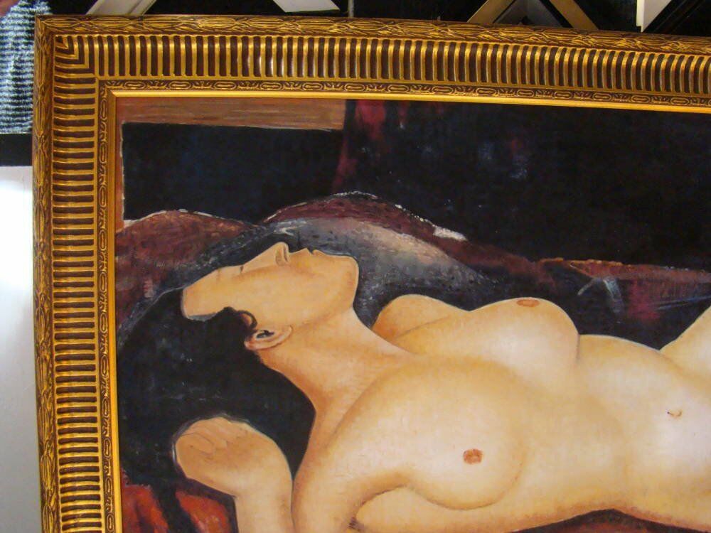 Modigliani reproduction oil painting framed reproduction modigliani - Modigliani Reproduction Oil Painting on Canvas