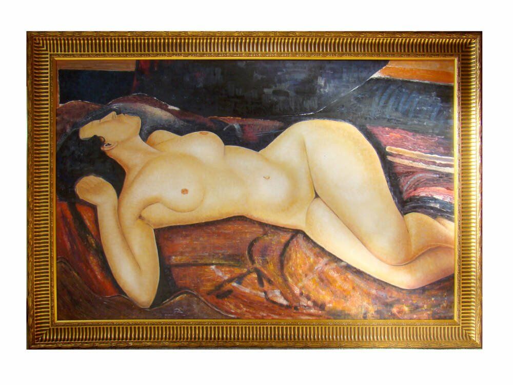 Oil painting framed reproduction modigliani - Oil Painting Framing