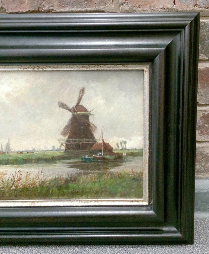 Small painting with wide frame - Oil Painting Framing