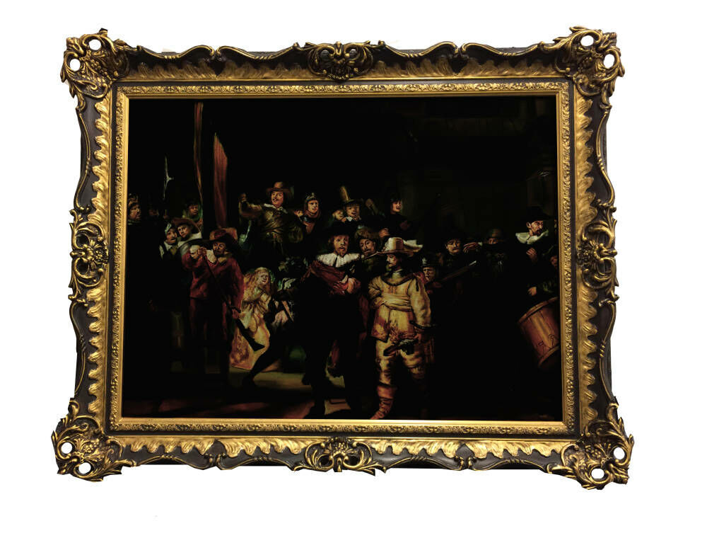 Ornate Frame for Rembrandt Reproduction Oil Painting