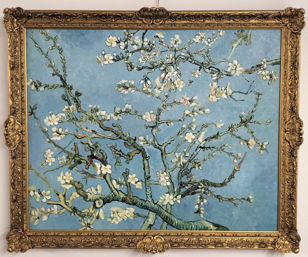 Ornate Frame for Van Gogh Reproduction in Oil Painting