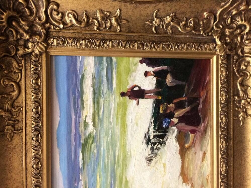 Oil painting framed traditional frames 