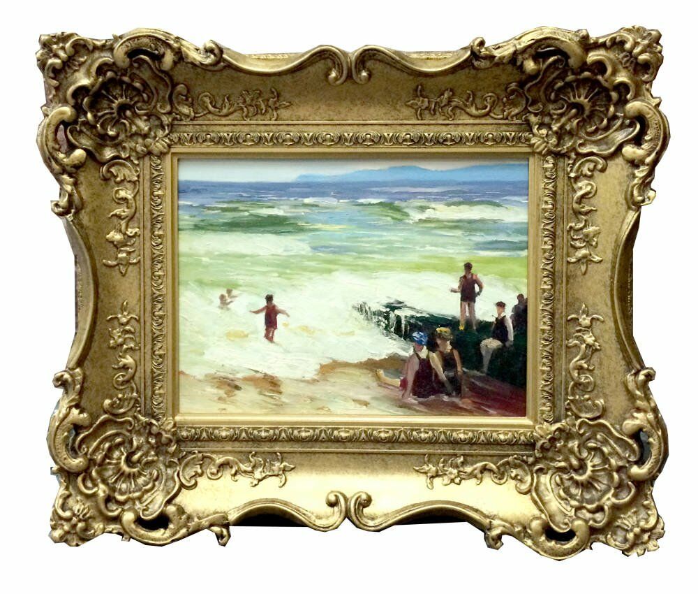 Small gold frame small -oil paintings -decorative gold frame oil 