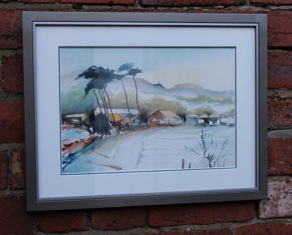 Watercolour of Coastal Scene