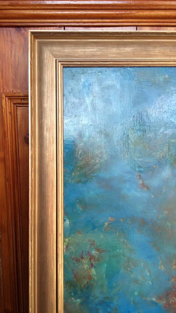 464502 frame larson juhl - Abstract acrylic paintings framed