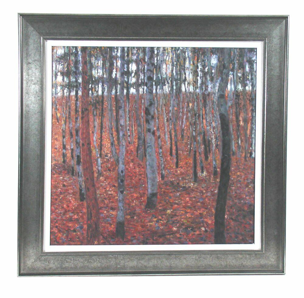 Double frame 612348000 professional framers Gustav Klimt - Beech Forrest framed