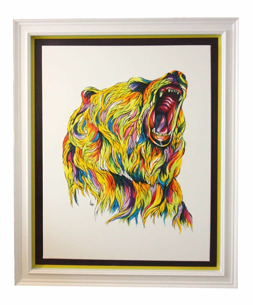 Lily Hammond Art - Grizzly Bear painting