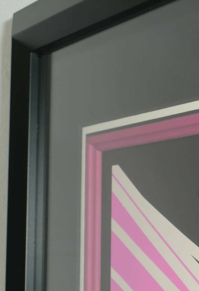 Ken Taylor - Drive film poster - pink mount slip film illustrations double mount