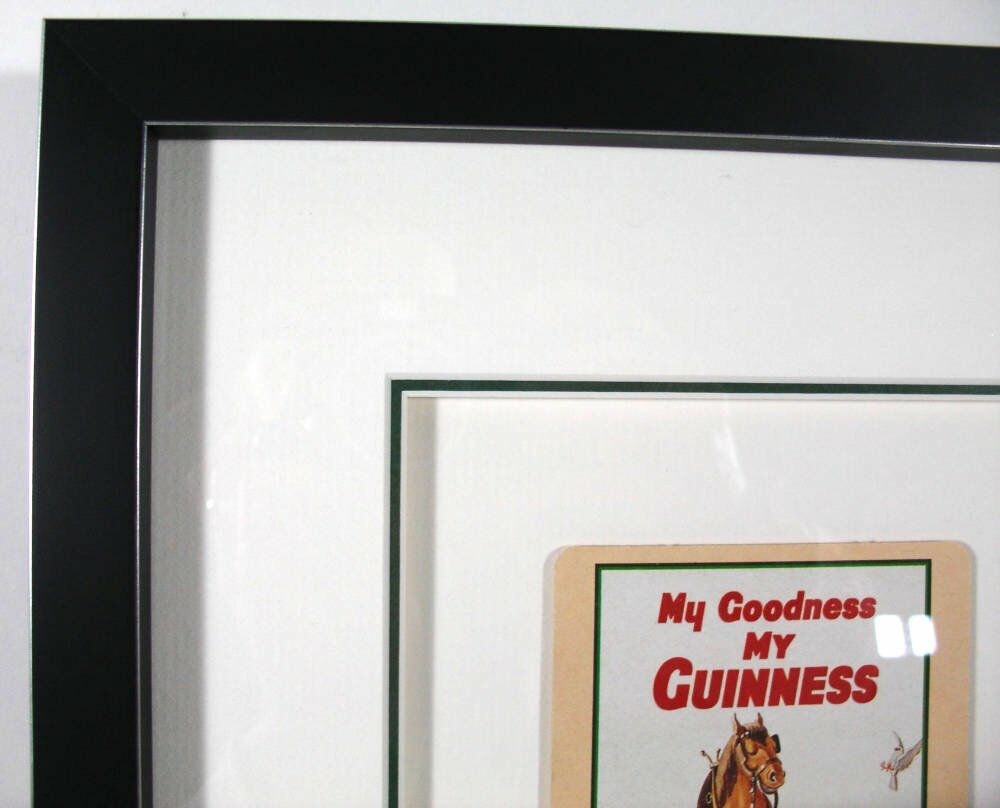 Double mounts bespoke spacer framing cards - My Goodness My Guinness