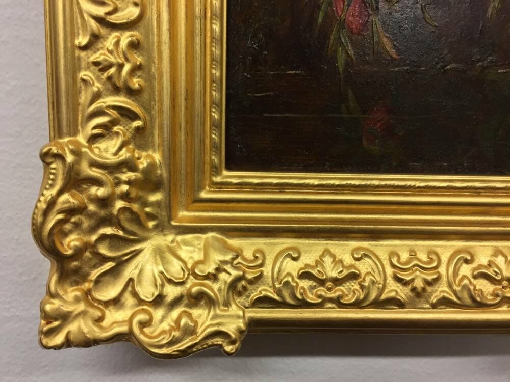 Gold Leaf bespoke swept frame