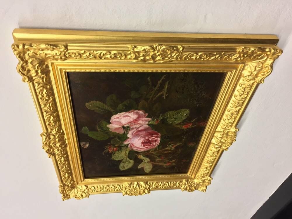 Gold Leaf bespoke swept frame