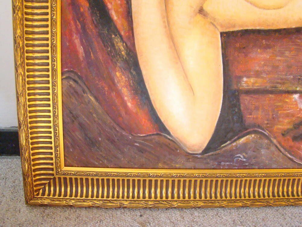 Modigliani Reproduction Oil Painting on Canvas - modigliani reproduction reproduction modigliani oil painting framed