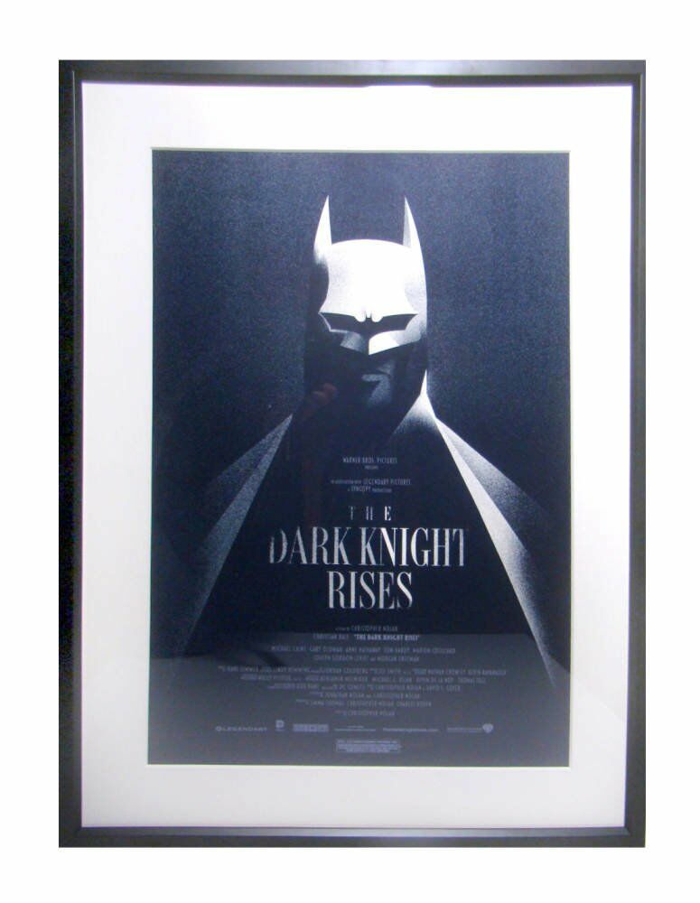 Poster Framing - simple black frame for poster dark knight rises poster framed olly moss framed poster