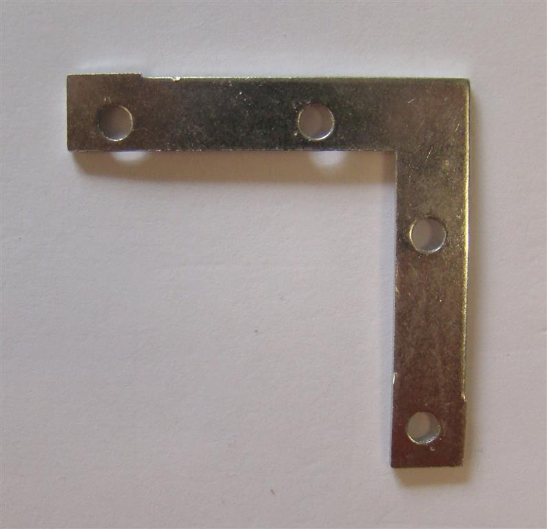 Steel Corner Reinforcement Plates 50x50mm (incl. Screws)