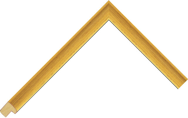 Picture Frame Moulding 115246000 - Gold - 15mm wide x 14mm deep
