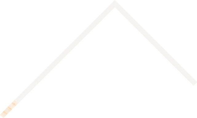 Picture Frame Moulding 117250127 - White - 25mm wide x 5mm deep