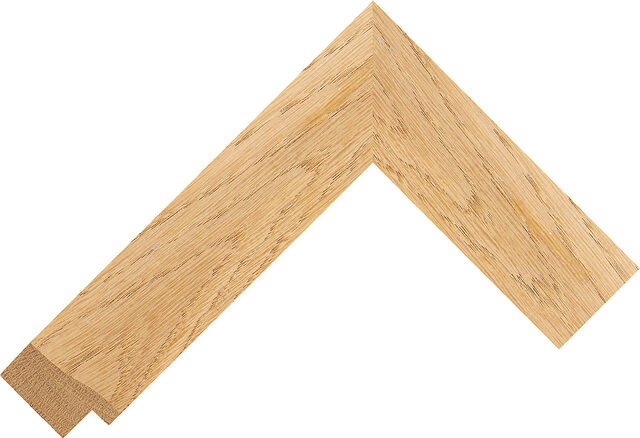 LJB Barefaced Oak Moulding AQ.119200000 picture frame moulding from the Barefaced range