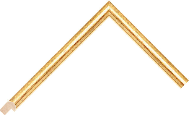 Picture Frame Moulding 142200108 - Gold - 14mm wide x 20mm deep