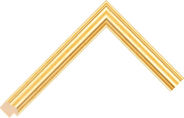 Picture Frame Moulding 165201246 - Gold - 23mm wide x 15mm deep
