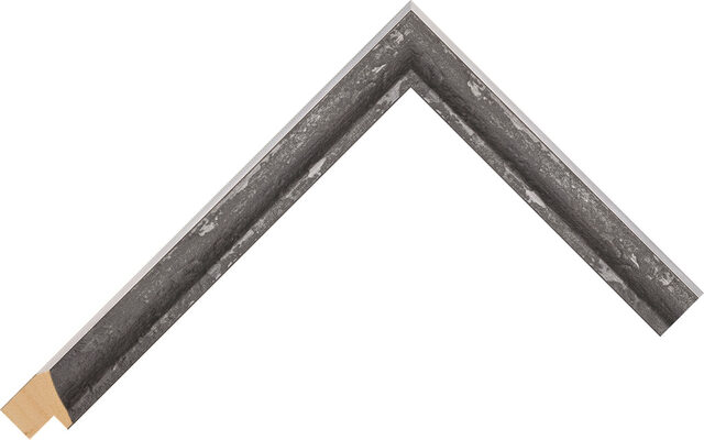 Picture Frame Moulding 196877 - Black - 20mm wide x 25mm deep