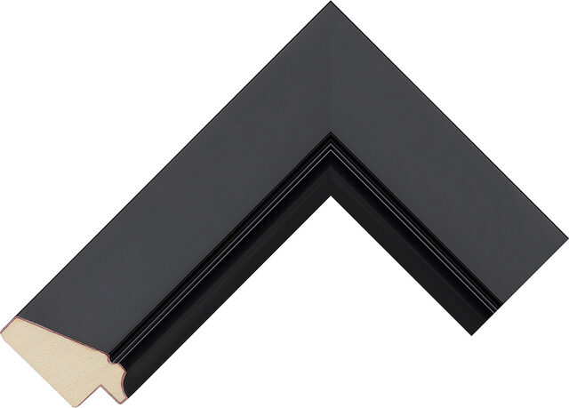 Picture Frame Moulding 202560167 - Black - 50mm wide x 25mm deep