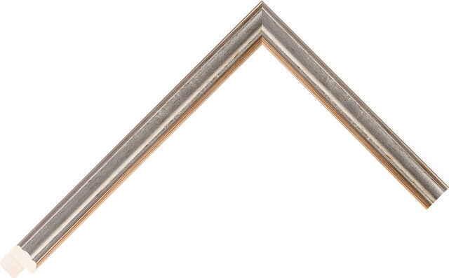 Picture Frame Moulding 208244358 - Silver - 16mm wide x 15mm deep