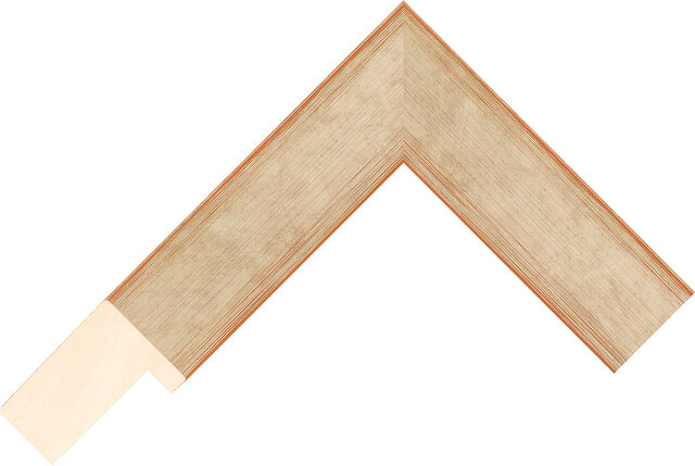 Picture Frame Moulding 208503640 - Light Gold/Orange - 33mm wide x 50mm deep