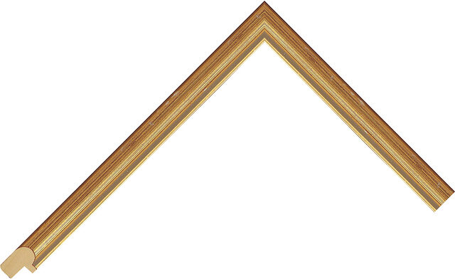 Picture Frame Moulding 209283000 - Gold - 13mm wide x 16mm deep