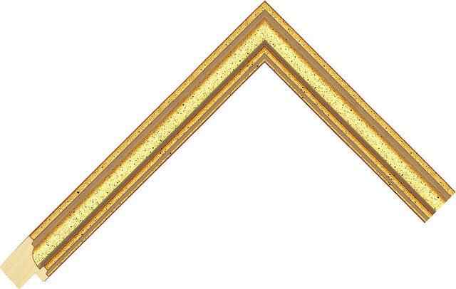 Picture Frame Moulding 211312340 - Gold - 20mm wide x 20mm deep