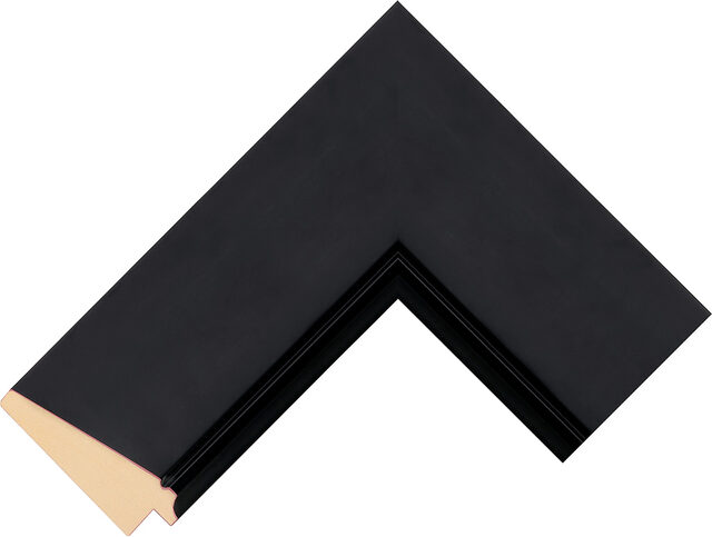 Picture Frame Moulding 212570167 - Black - 85mm wide x 27mm deep