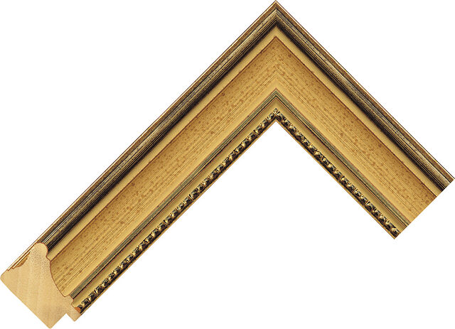 Picture Frame Moulding 215400246 - Gold - 37mm wide x 24mm deep