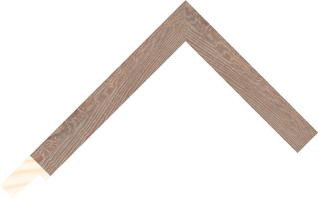 Picture Frame Moulding 219170545 - Whitewashed Walnut - 19mm wide x 30mm deep