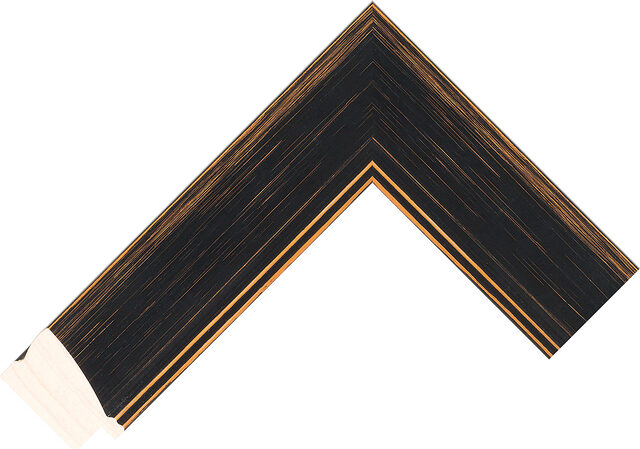 Picture Frame Moulding 228801471 - Black - 43mm wide x 25mm deep