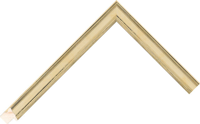 Picture Frame Moulding 231750753 - Gold/Black - 16mm wide x 17mm deep