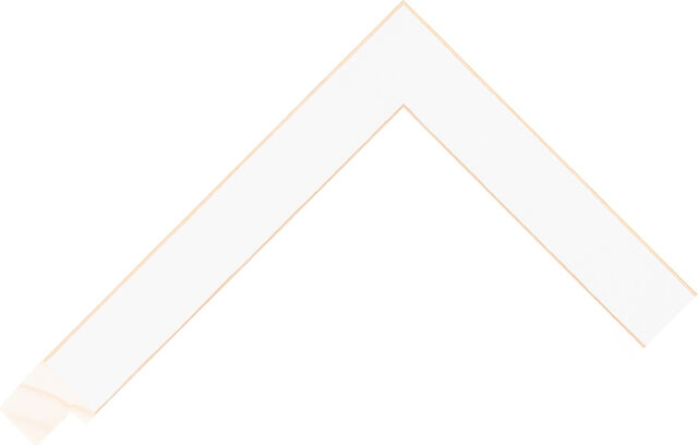 Picture Frame Moulding 232170481 - White/Natural - 22mm wide x 23mm deep